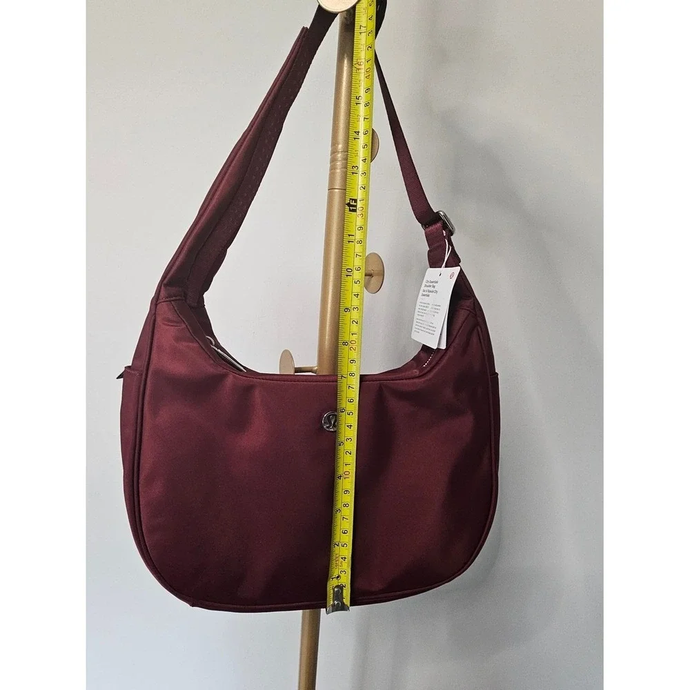 lululemon athletica City Essentials Shoulder Bag 4L Burgundy Shoulder Bag